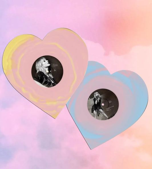 Lover Live In Paris - Exclusive Limited Edition Heart Shaped Pink & Blue Marble Colored Vinyl 2LP